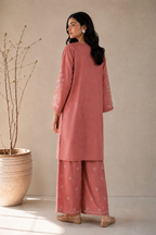 Dusty Rose Floral 3-Piece Suit