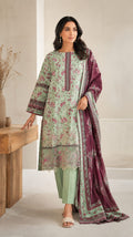Mint Green Floral 3-Piece Suit
